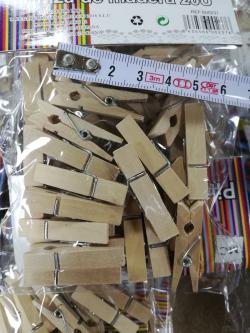  PINZAS MADERA MEDIANAS 