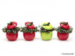  MACETA MANZANA CON TAPA