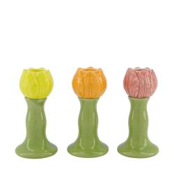  CANDELABRO CERAMICA TULIPAN 