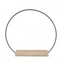  BASE MADERA CON ARO METALICO 28X245CM