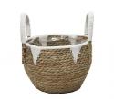  CESTA MERIDA MOTIVOS BLANCOS 24CM X20CM