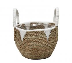  CESTA MERIDA MOTIVOS BLANCOS 24CM X20CM