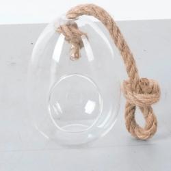  VASE HUEVO CON CUERDA14CM