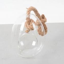  VASE HUEVO CUERDA 17CM