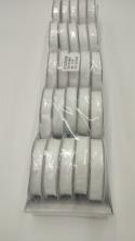  CINTA ORGANZA 3M X 12MM BLANCA  