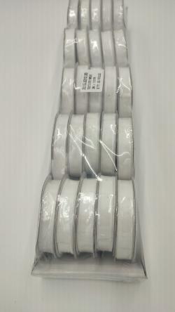  CINTA ORGANZA 3M X 12MM BLANCA  