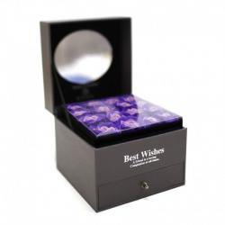  JOYERO ESPEJO FLORES JABON MORADO Y LAVANDA  