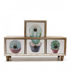  MUEBLE 4 CAJONES CACTUS  
