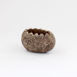  MACETA PIEDRA HUEVO Ø18x13 H11  