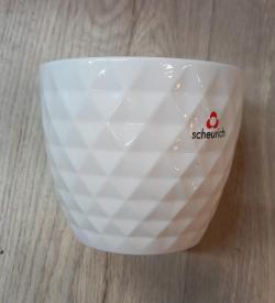  MACETA BLANCA TROQUELADA 