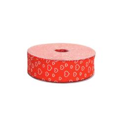  CINTA TNT DECOFIBRA CORAZONES ROJO 40MMX40M