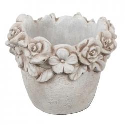  MACETA AMORE FLORES D16CM