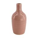  BOTELLA CERAMICA ROSA 9X18CM