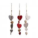 COLGANTE CORAZONES MADERA 