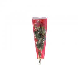  BOLSA BOQUET DOBLE ROJA 50 UNI