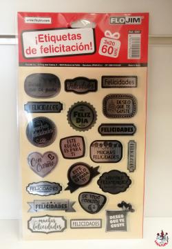  BLISTER 60 ETIQUETAS FELICIDADES