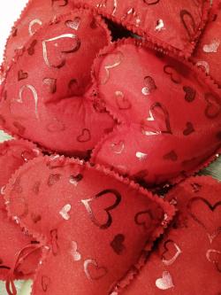  PELUCHE CORAZON TELA 20CM