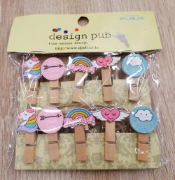  PINZA MADERA UNICORNIO 10U