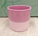  MACETERO CERAMICA ROSA Ø10