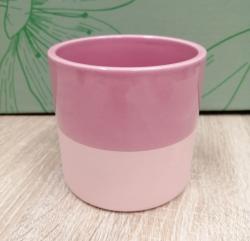  MACETERO CERAMICA ROSA Ø10