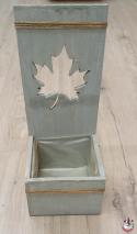  MACETA PANEL MADERA HOJA 