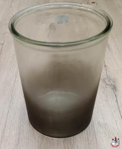  JARRON FONDO DIFUMINADO GRIS Ø15 X 20CM 