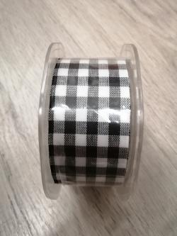  CINTA VICHY NEGRA 3,8CMX25M 