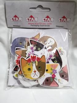  GATOS ADHESIVOS 18U