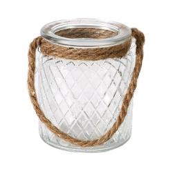  JARRON CRISTAL  CON CUERDA D7 92 H 