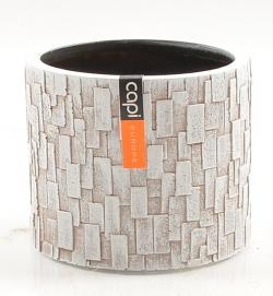  MACETA TROQUELADA BLANCA Ø13X11CM 