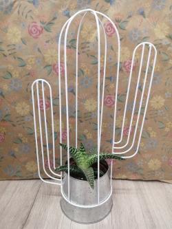  ESTRUCTURA CACTUS ZINC Ø12X50CM 