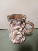  JARRA CERAMICA VINTAGE CREMA Ø12X20CM 