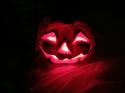  CALABAZA CON LUZ Ø13CM 
