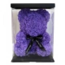  OSO FOAM LILA CORAZON BLANCO 28X40X28CM 