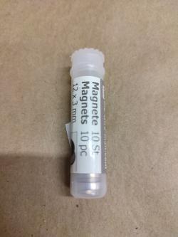  IMANES PARA PRENDIDOS 12X3MM PACK 10U 