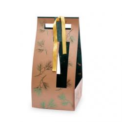  CAJA KRAFT COMP  NAVIDEÑA   19X19X40,5CM 