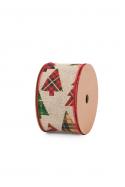  CINTA ARBOLES NAVIDAD LIZ 63MMX10M 