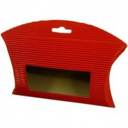  BOLSA KRAFT ONDULADA ROJA  