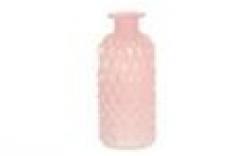  JARRON CRISTAL MATE BULBA ROSA D55X16CM  