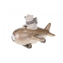  OSITO AVIADOR CON LUCES 17X12CM  