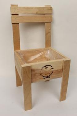  SILLA HANDMADE 19x11x30 CM  