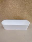  JARDINERA OVAL BLANCA  