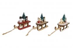  FIGURA TRINEO MUÑECO 7CM