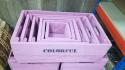  CAJA MADERA PACK 6 
