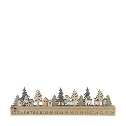  CALENDARIO DE ADVIENTO 38X10CM