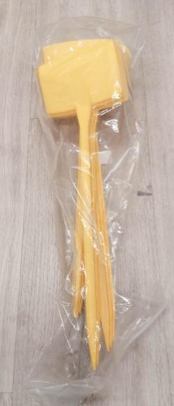  PORTA PRECIOS AMARILLO 30CM 18U