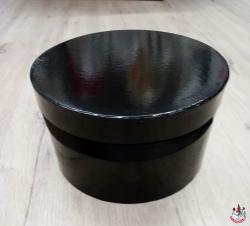  CAJA BOMBONERA REDONDA NEGRA