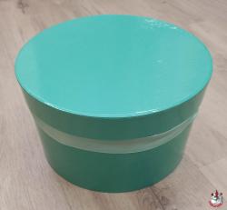  CAJA BOMBONERA REDONDA VERDE