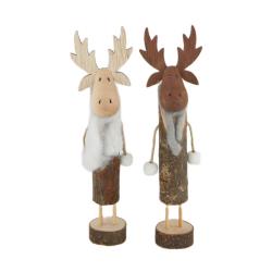  FIGURA RENO MADERA 5X18CM