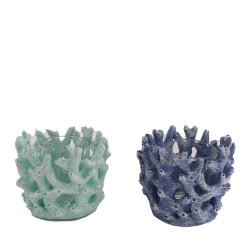  CANDELABRO CORAL 9X8CM